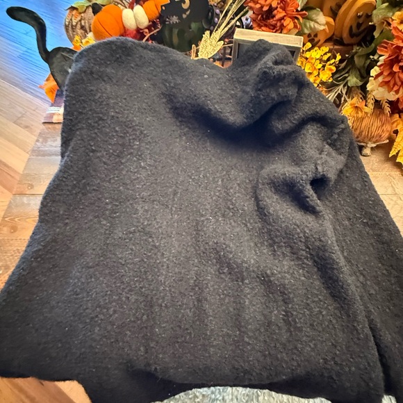 Black free people oversized cardigan with pockets, size medium - Picture 6 of 8